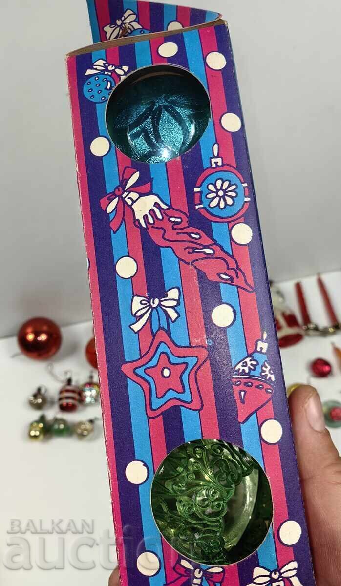 LOT OLD SOCIALIST GLASS TOYS CHRISTMAS NEW YEAR CHRISTMAS NEW - 5