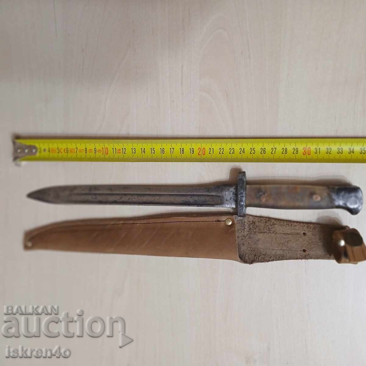 Licitație Cuțit de măcelar, de vânătoare, baionetă de Mannlicher