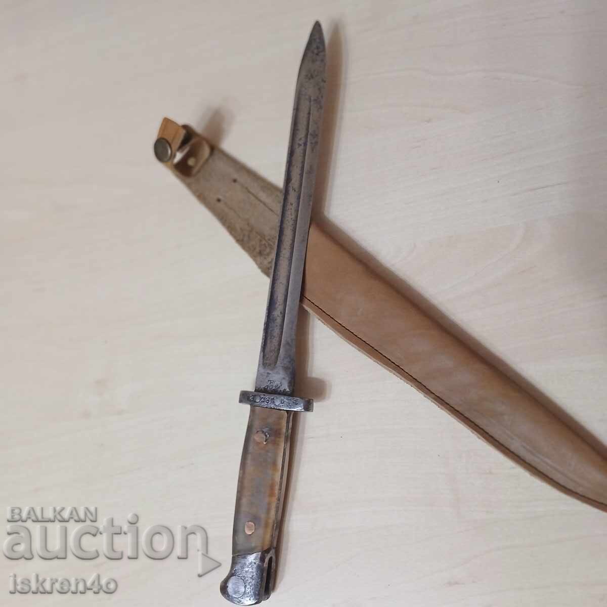 Cuțit de măcelar, de vânătoare, baionetă de Mannlicher