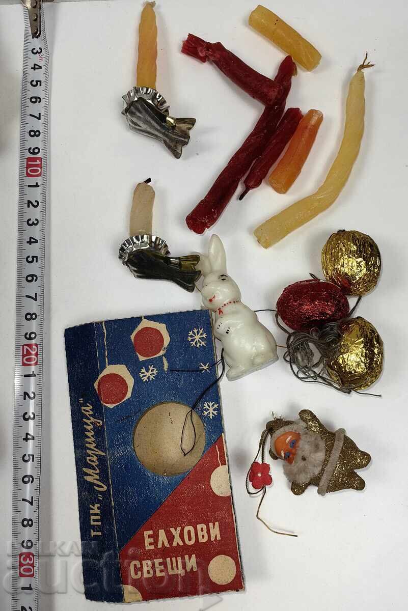 LOT OLD SOCIALIST GLASS TOYS CHRISTMAS NEW YEAR CHRISTMAS NEW - 5