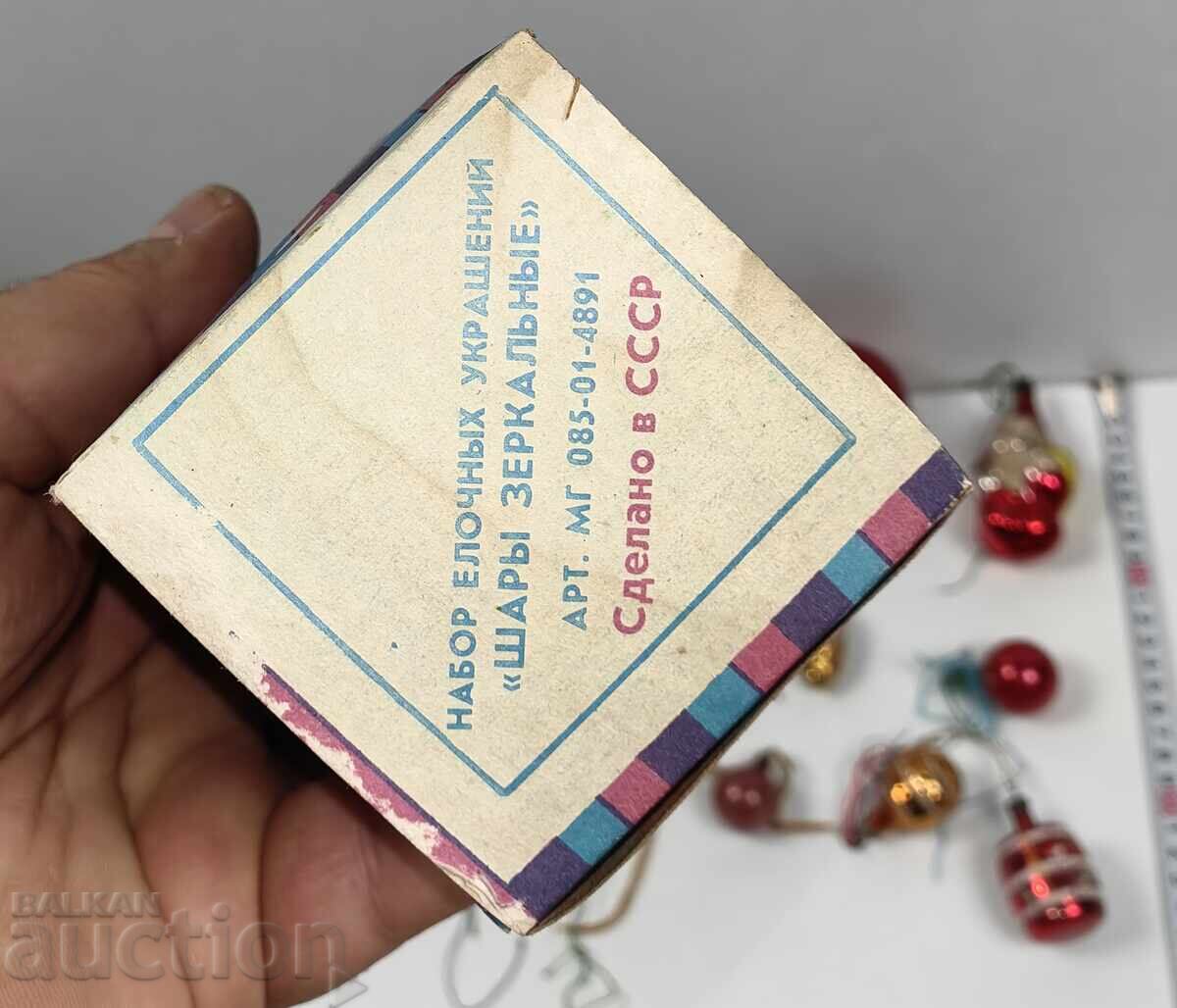 LOT OLD SOCIALIST GLASS TOYS CHRISTMAS NEW YEAR CHRISTMAS NEW - 6