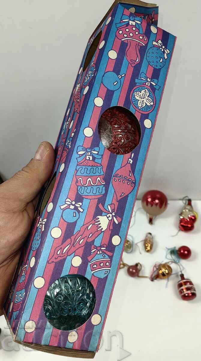 LOT OLD SOCIALIST GLASS TOYS CHRISTMAS NEW YEAR CHRISTMAS NEW - 7