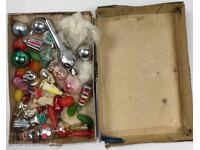 Jucării din sticlă și plastic SOCIALISTE, BRAD DE CRĂCIUN, AN NOU, CRĂCIUN