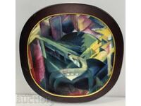 CERB ÎN... FARFURIE DIN PORȚELAN ROSENTHAL TABLOU MARCA BRADEX