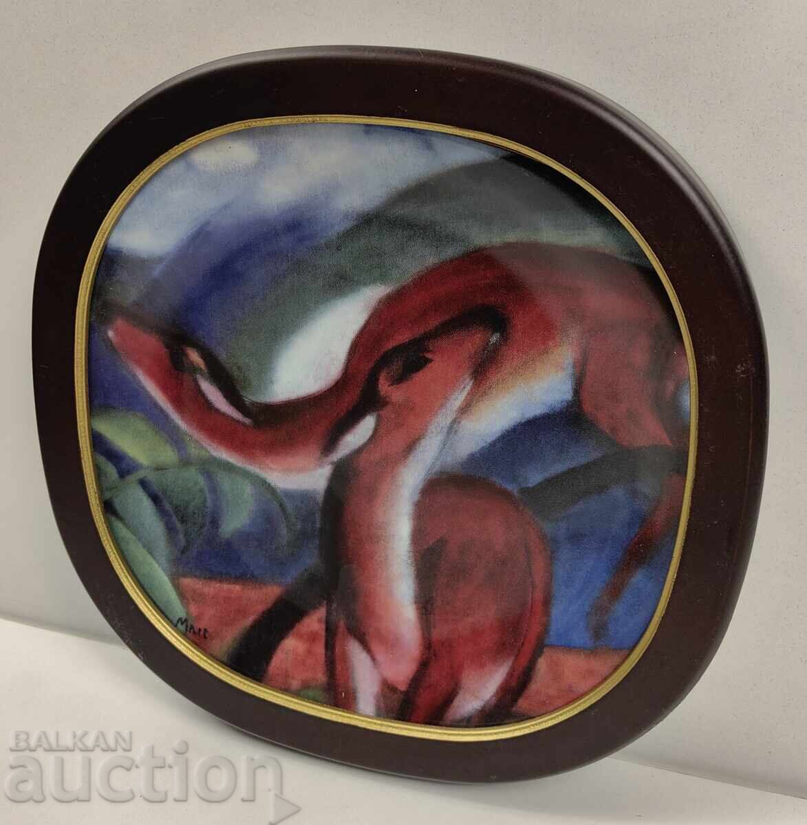 Аукцион БЛАГОРОДЕН..ROSENTHAL ПОРЦЕЛАНОВА ЧИНИЯ КАРТИНА МАРК БРАДЕКС