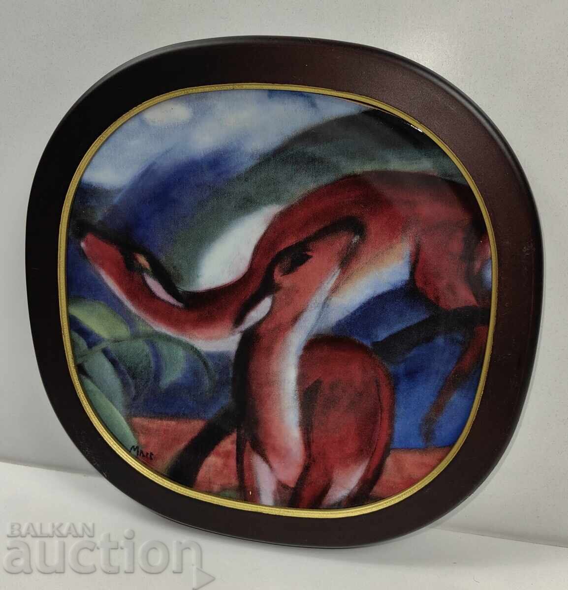 Доставка на БЛАГОРОДЕН..ROSENTHAL ПОРЦЕЛАНОВА ЧИНИЯ КАРТИНА МАРК БРАДЕКС