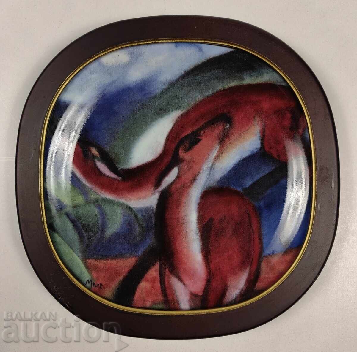 БЛАГОРОДЕН..ROSENTHAL ПОРЦЕЛАНОВА ЧИНИЯ КАРТИНА МАРК БРАДЕКС