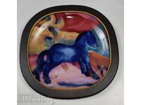 CALUL ALBASTRU ROSENTHAL FARFURIE DE PORȚELAN TABLOU BRADEX