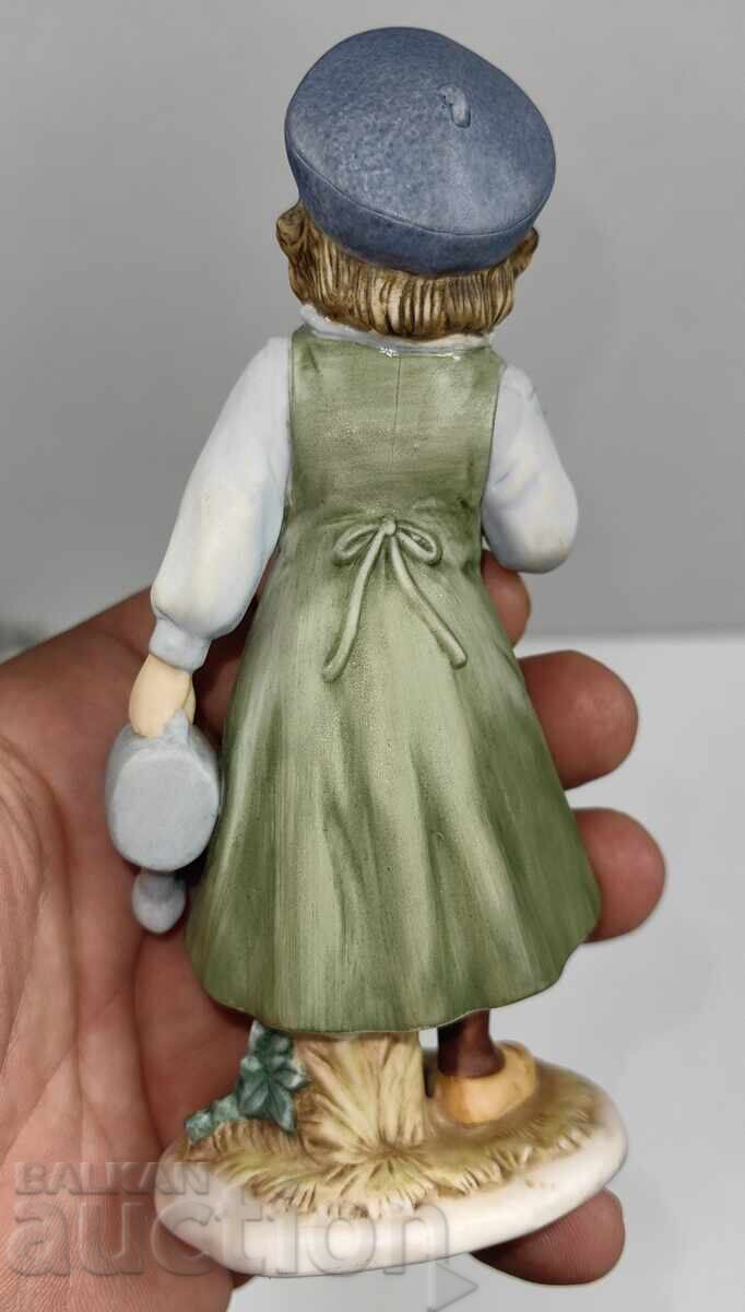 GOEBEL GOEBEL PORCELAIN FIGURE MARKED WITH A NOTE - 6