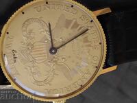 Gold watch new coin 20$