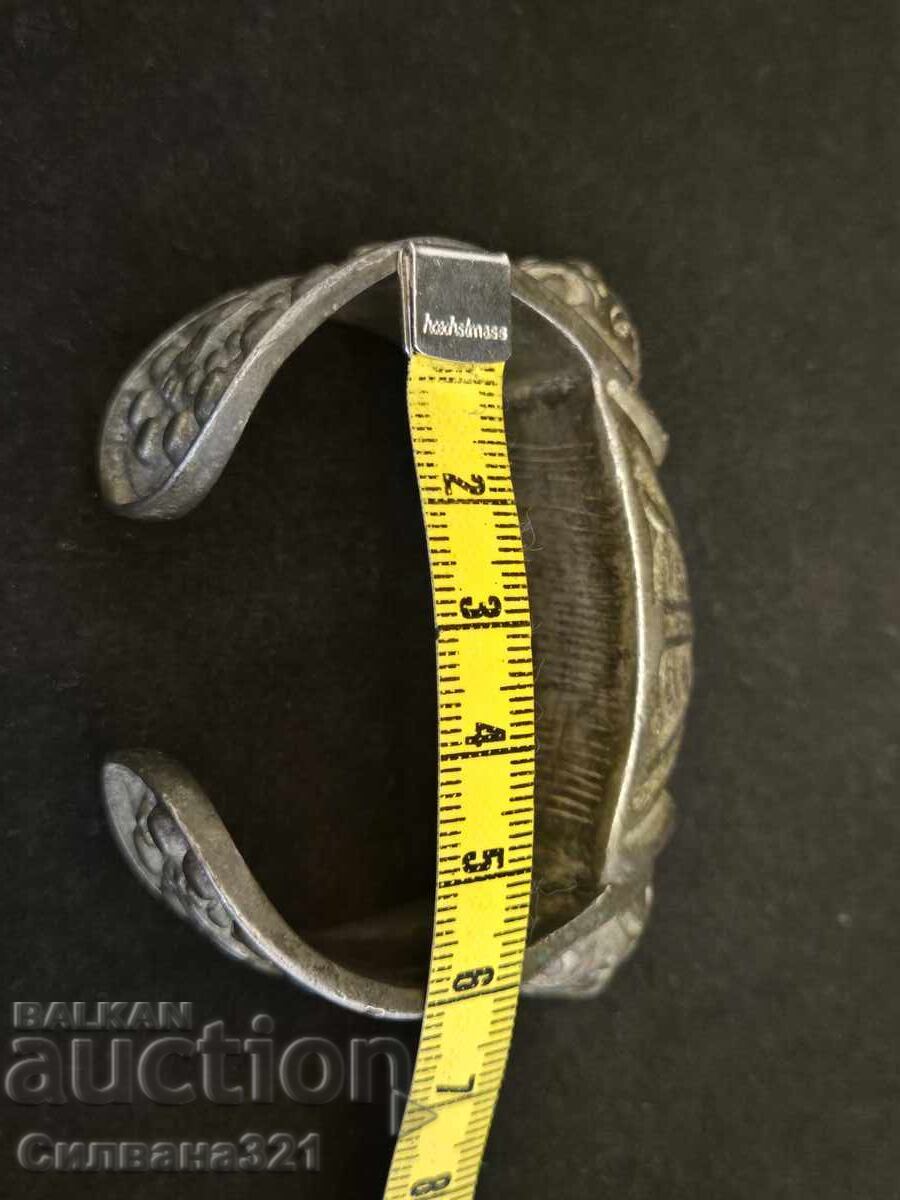 Rare Revival Silver Bracelet "Rogatka" (Saw-Cut) - 6 Rare Revival Silver Bracelet "Rogatka" (Saw-Cut) - 6