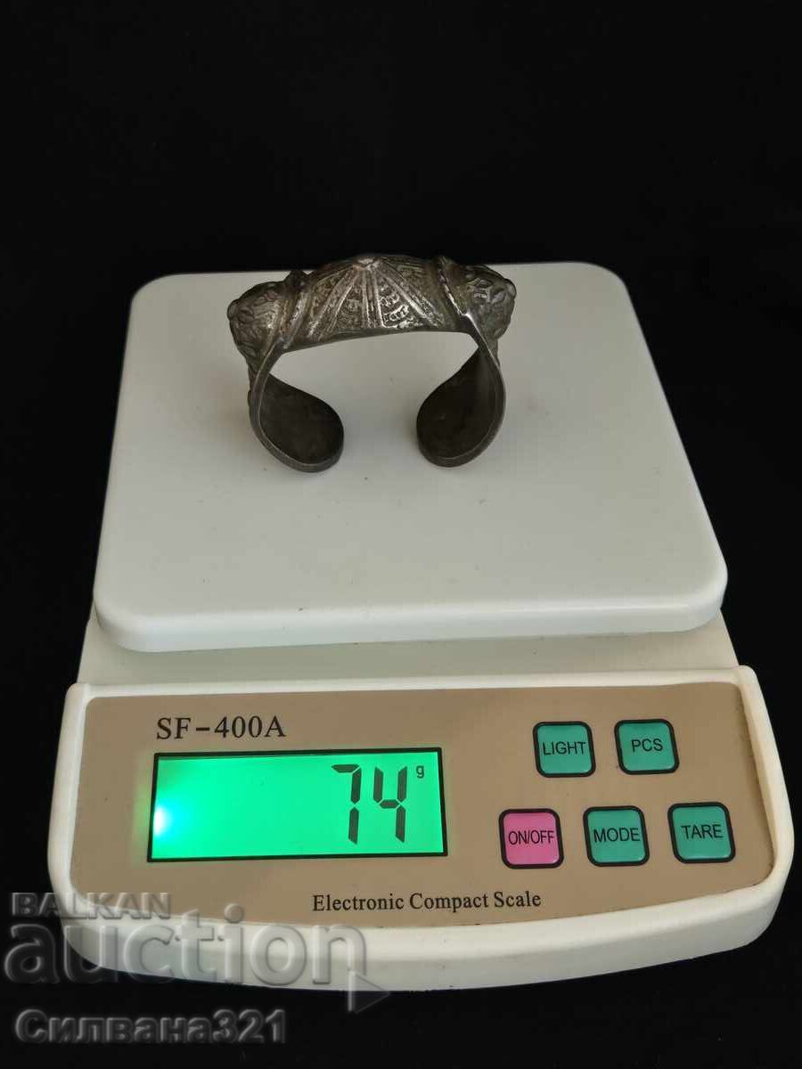 Rare Revival Silver Bracelet "Rogatka" (Saw-Cut) - 7 Rare Revival Silver Bracelet "Rogatka" (Saw-Cut) - 7