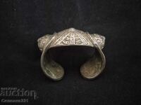 Rare Revival Silver Bracelet "Rogatka" (Saw-Cut)