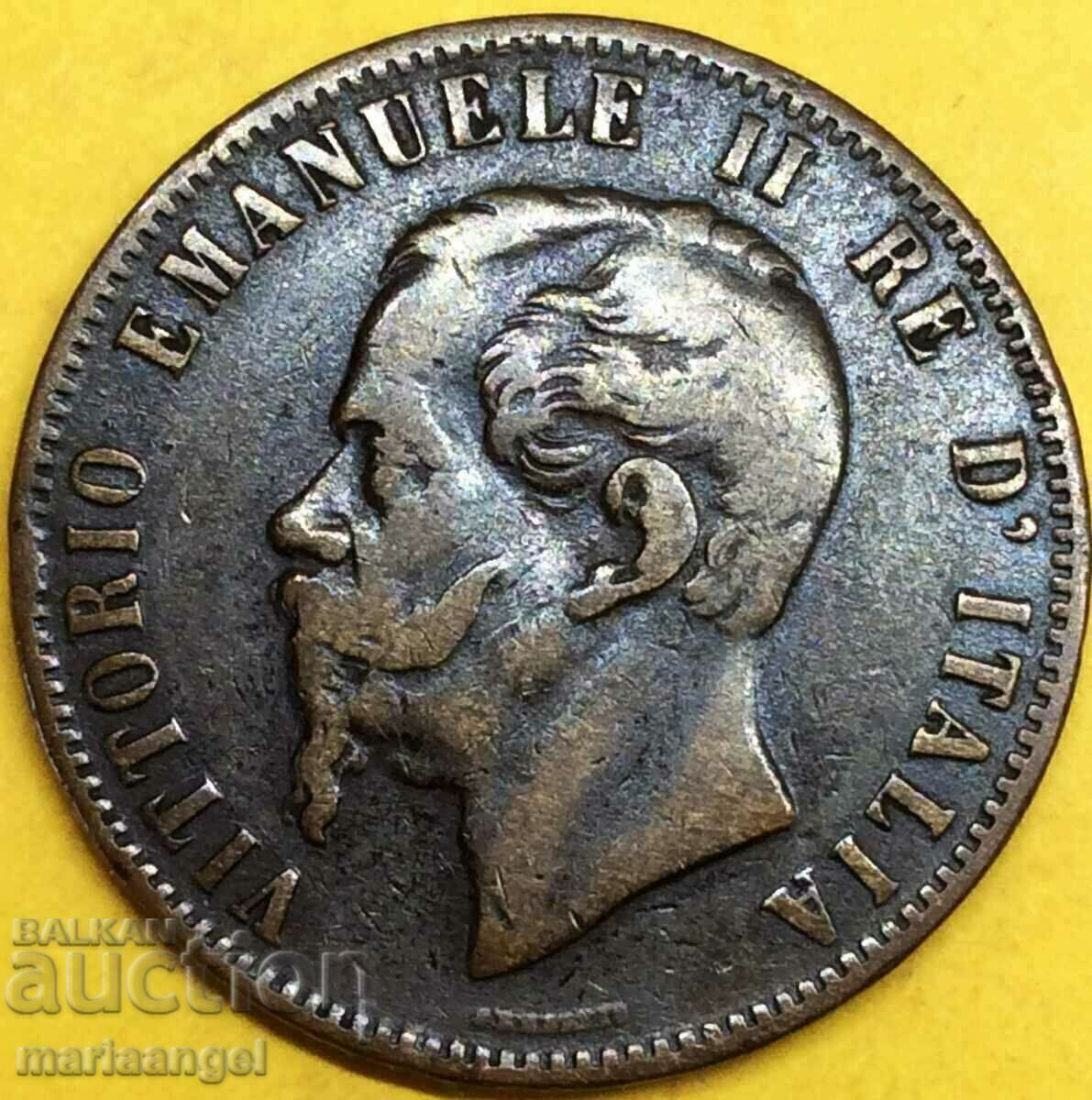 10 чентесими 1867 Италия 30мм Н - Бирмингам Виктор Емануил с цена 7.00 лв. | € 3.58