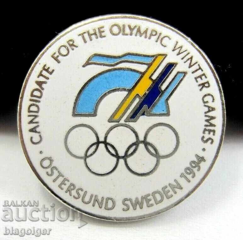 Ολυμπιακό σήμα-Υποψηφιότητα για Χειμερινούς Ολυμπιακούς Αγώνες 1994