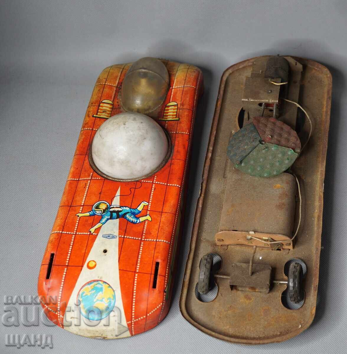 Delivery of Old Hungarian Metal Toy Model Lunar Rover Cosmos