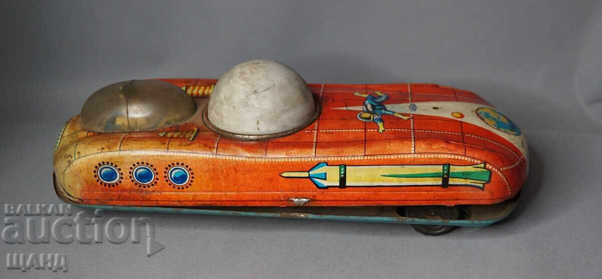 Old Hungarian Metal Toy Model Lunar Rover Cosmos