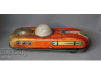 Παλιό Ουγγρικό μεταλλικό παιχνίδι μοντέλο σεληνοχόδου διάστημα