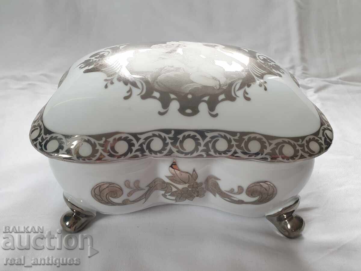 Πορσελάνινο κουτί Limoges Πορσελάνινο κουτί Limoges