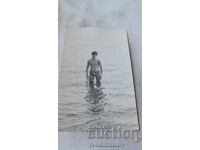 Photo of a Young Person in the Sea