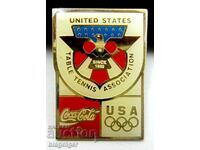 Σήμα Coca Cola - Ομοσπονδία Επιτραπέζιας Αντισφαίρισης ΗΠΑ