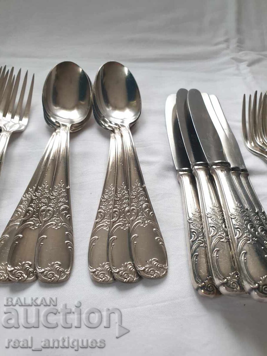 Licitație Set de ustensile placate cu argint Licitație Set de ustensile placate cu argint