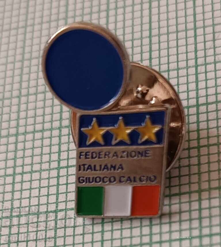 Значка- FIGC Федерация по футбол на Италия