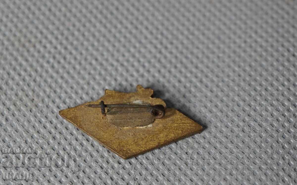 ΜΜΖ Παλιά σμάλτινη κονκάρδα μηχανής μοτοσικλέτας ΜΜΖ με τιμή 10.25 BGN | € 5.24