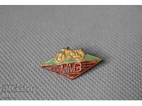 ΜΜΖ Παλιά σμάλτινη κονκάρδα μηχανής μοτοσικλέτας ΜΜΖ