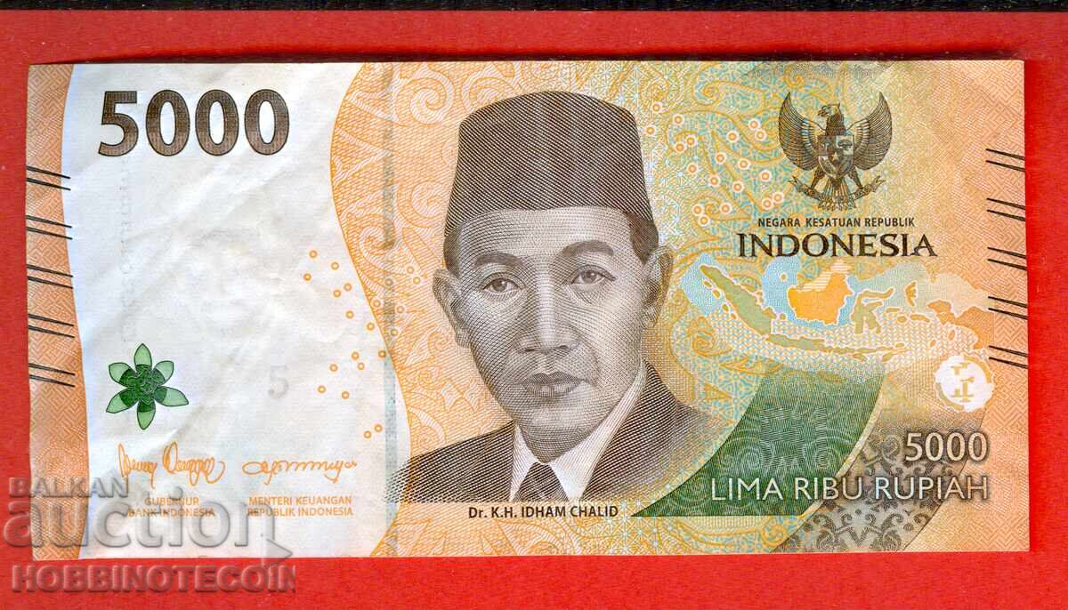 INDONEZIA INDONESIA 5000 - 5 000 emisiune issue 2022 / 2024 cu preț 1.55 BGN | € 0.79 INDONEZIA INDONESIA 5000 - 5 000 emisiune issue 2022 / 2024 cu preț 1.55 BGN | € 0.79