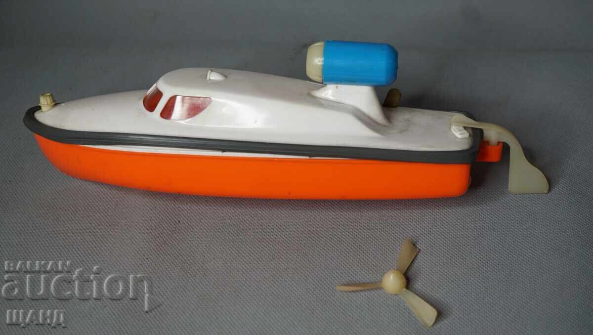 PREFO Old German plastic toy model boat with box with price 20.35 BGN | € 10.40