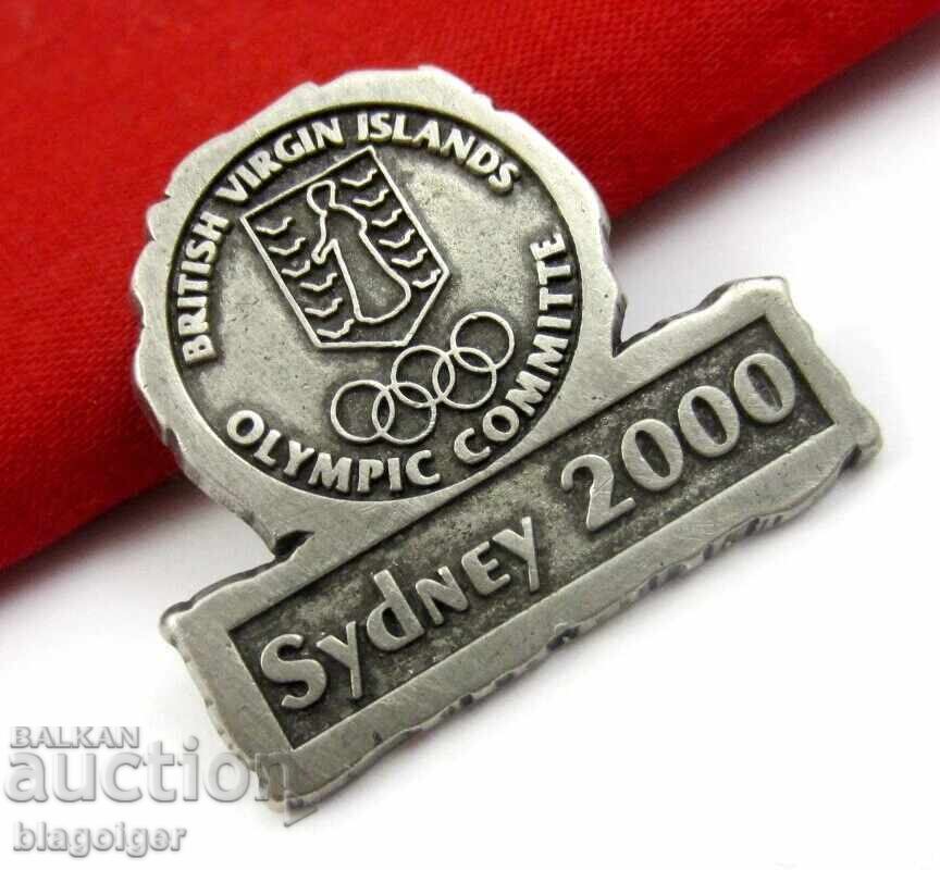 Олимпийска значка-Вирджински острови-Олимпиада Сидней 2000 с цена 12.99 лв. | € 6.64 Олимпийска значка-Вирджински острови-Олимпиада Сидней 2000 с цена 12.99 лв. | € 6.64
