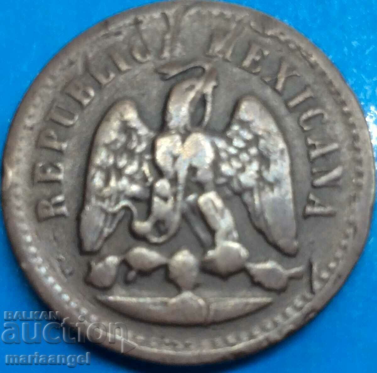 Μεξικό 1 centavo 1863 7,73 g χαλκού - 5 Μεξικό 1 centavo 1863 7,73 g χαλκού - 5