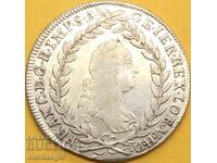 20 Kreuzer 1755 Austria Vienna Franz I Stephen silver