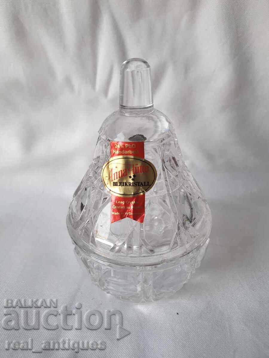 Vasă de zahăr de cristal Vasă de zahăr de cristal