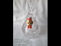 Vasă de zahăr de cristal