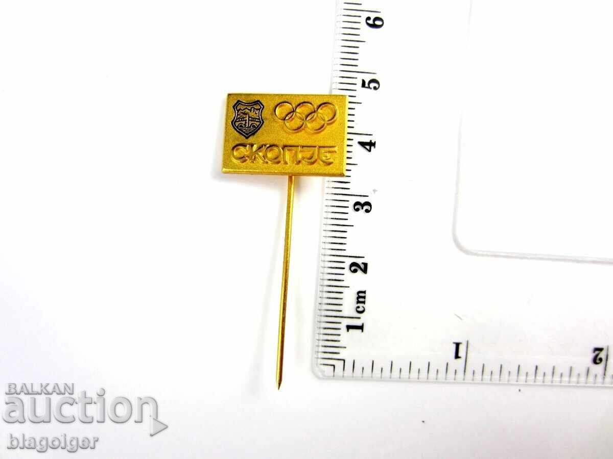 Emblem olimpic - Macedonia - Skopje cu preț 9.99 BGN | € 5.11