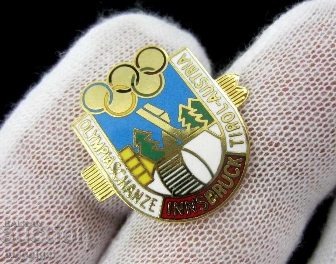WINTER OLYMPICS IN INNSBRUCK-AUSTRIAN BADGE with price 13.99 BGN | € 7.15