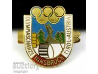 WINTER OLYMPICS IN INNSBRUCK-AUSTRIAN BADGE