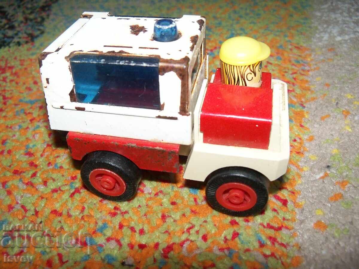 Παλιό γαλλικό μεταλλικό παιδικό καροτσάκι του 1980 - 5