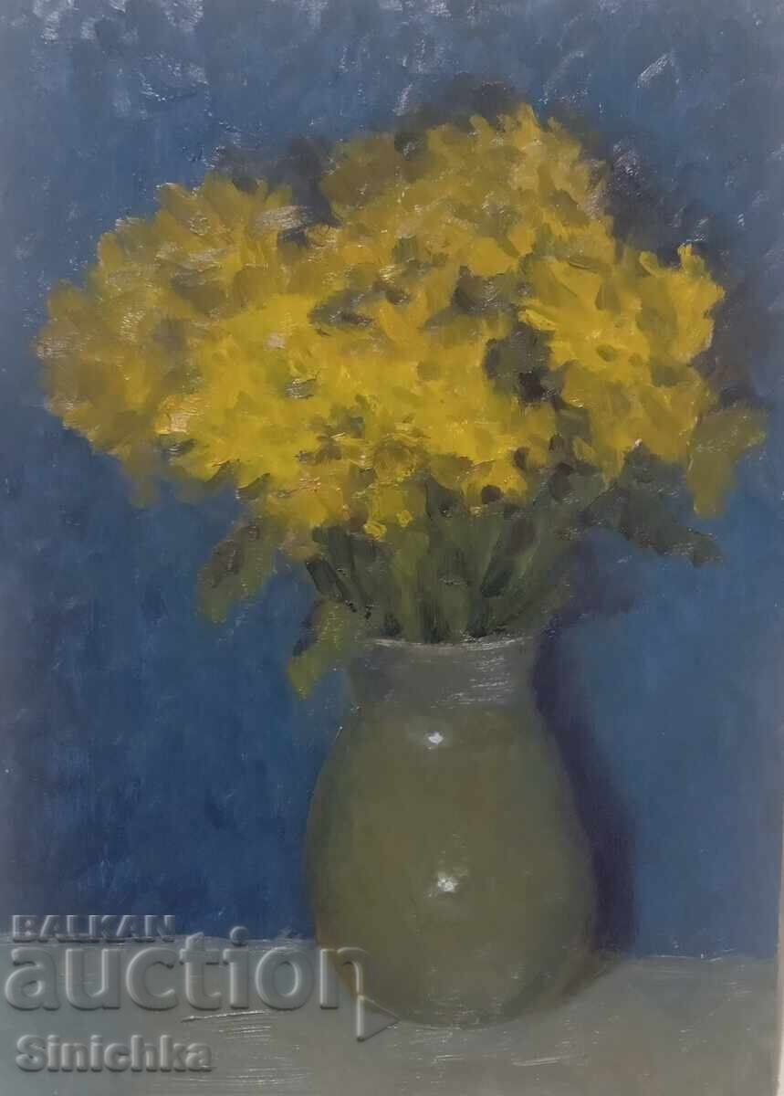 Pictură în ulei, flori Pictură în ulei, flori