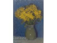 Маслена живопис, цветя.