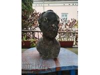 Large plaster bust of Stefan Makedonski