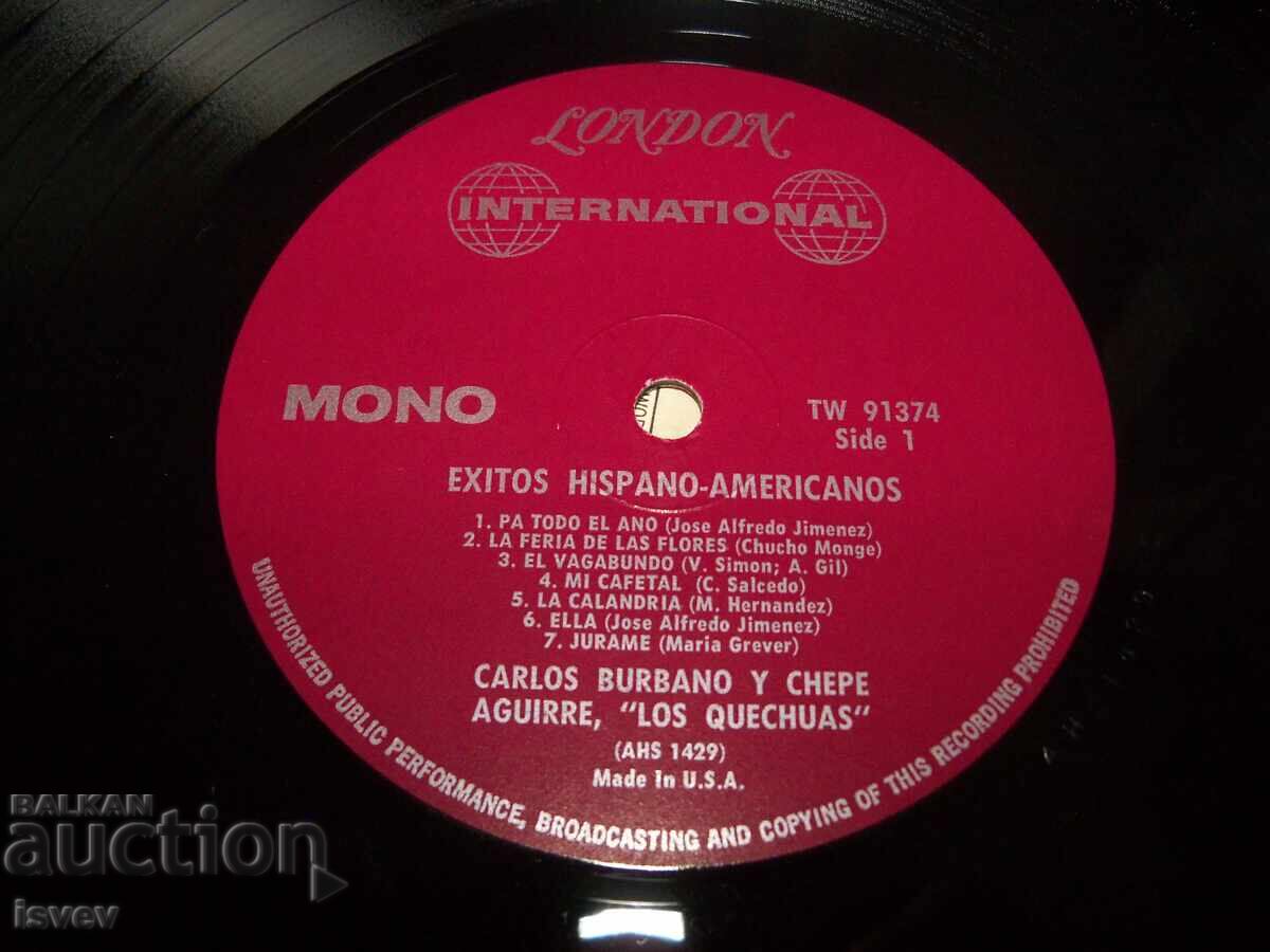 Παράδοση Επιτυχίες από τη Λατινική Αμερική ερμηνευμένες από τους LOS QUECHUAS, LP