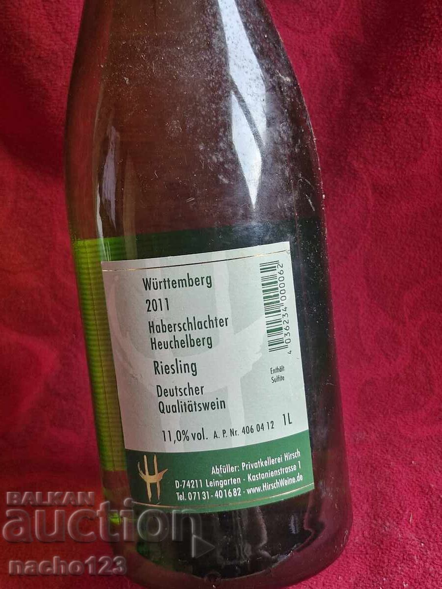 Bottle of quality German white wine 2011 with price 20.00 BGN | € 10.23 Bottle of quality German white wine 2011 with price 20.00 BGN | € 10.23