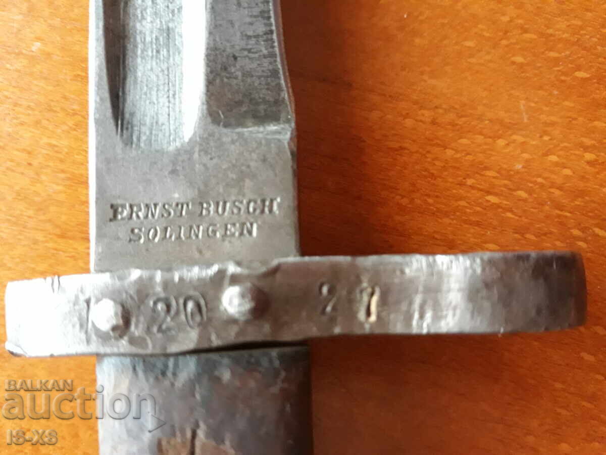 Delivery of Ernst Busch Solingen Knife for Mannlicher Delivery of Ernst Busch Solingen Knife for Mannlicher