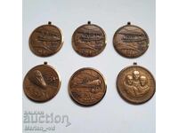 Lot medalii comemorative -Cosmos-P. KRAMER NEUCHATEL