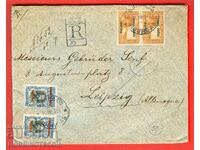 BULGARIA R ENVELOPE LIBERATION WAR SOFIA LEIPZIG 1913