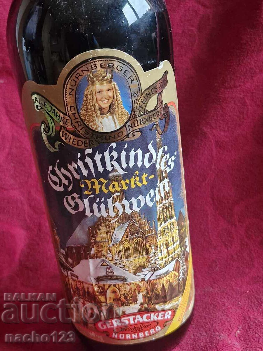 Bottle of quality German red wine with price 25.00 BGN | € 12.78