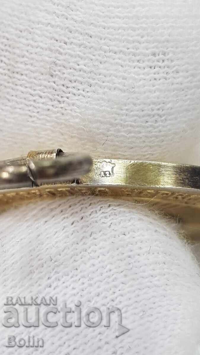 Σπάνιο ασημένιο επιχρυσωμένο μετάλλιο Ερυθρού Σταυρού Φιλανθρωπίας - 6